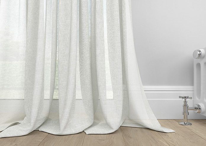 Kalahari Voile, Ghost White - Made to Measure Curtains - Image 6